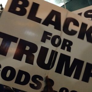 black for Trump