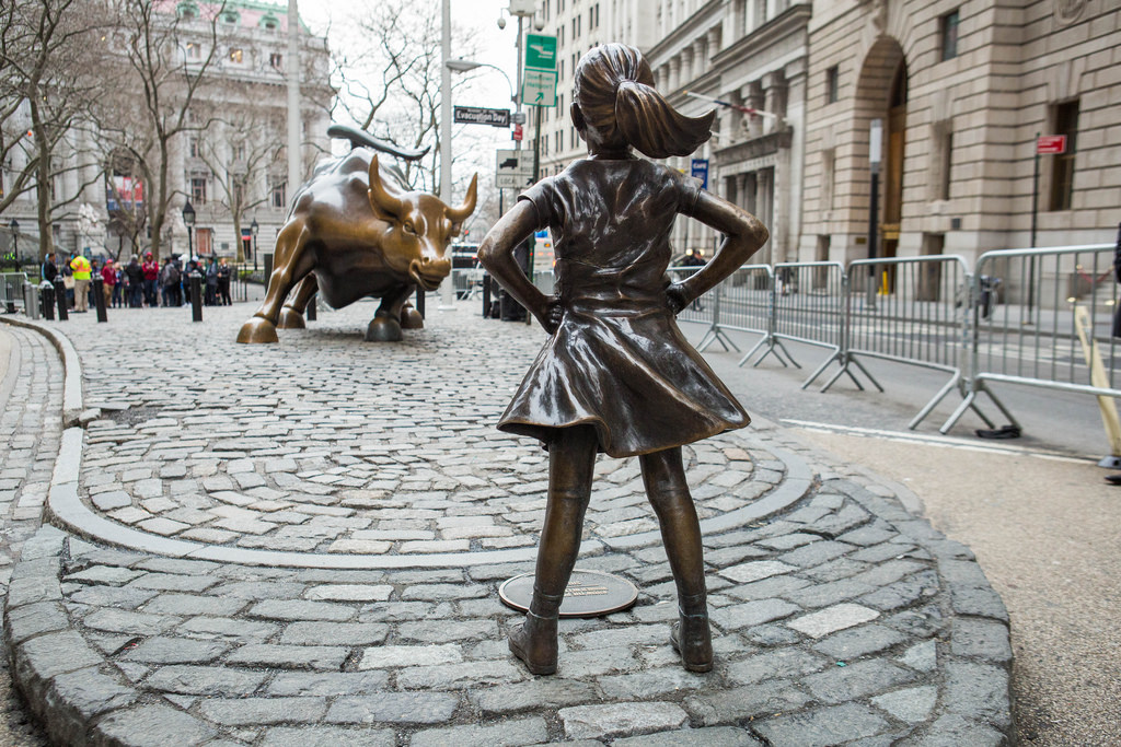Fearless Girl Toro di Wall Street