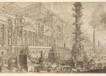 Piranesi, Giovanni Battista, 1720-1778.   Architectural Fantasy / courtesy Morgan Library