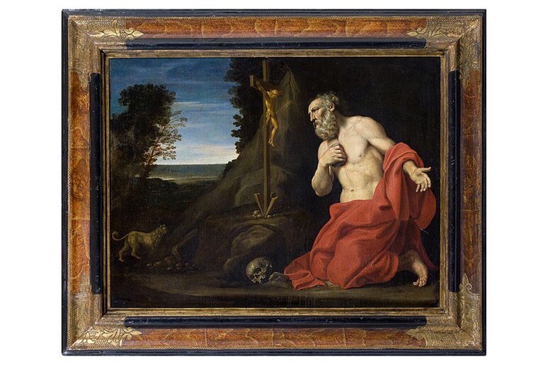 San Girolamo in preghiera di Lucio Massari - Credit: Ansa
