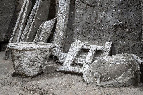 Alcuni attrezzi ritrovati nella casa / Credit: sito ufficiale del Parco Archeologico di Pompei