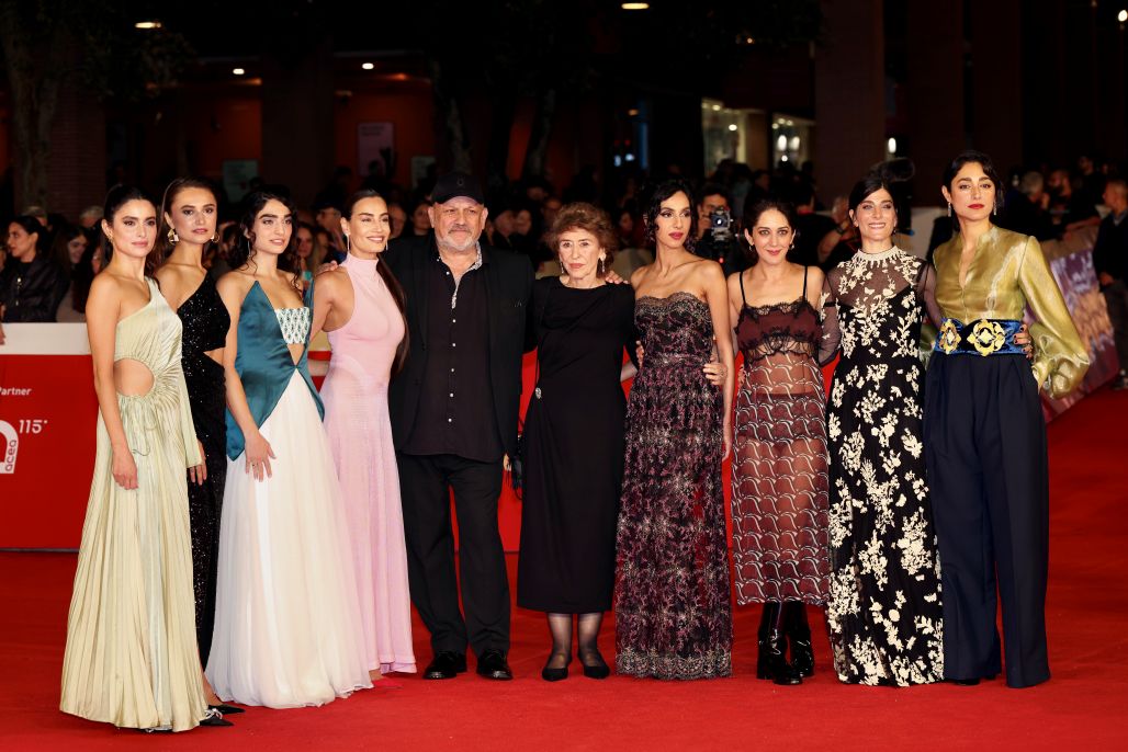 Cast Femminile di Leggere Lolita a Teheran sul Red Carpet di Roma. Credits Rocco Giurato