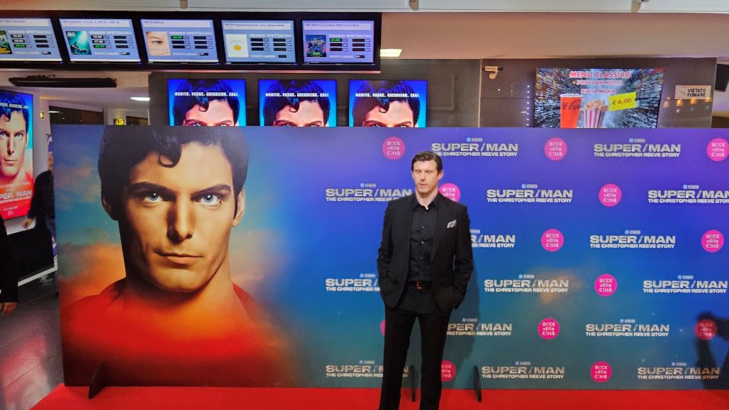 Matthew Reeve alla presentazione del film Super/Man: The Christopher Reeve Story