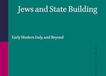 La copertina di "Jews and State Building: Early Modern Italy and Beyond" a cura di Bernard Dov Cooperman, Serena Di Nepi e Germano Manfreda - Credit: Amazon Libri