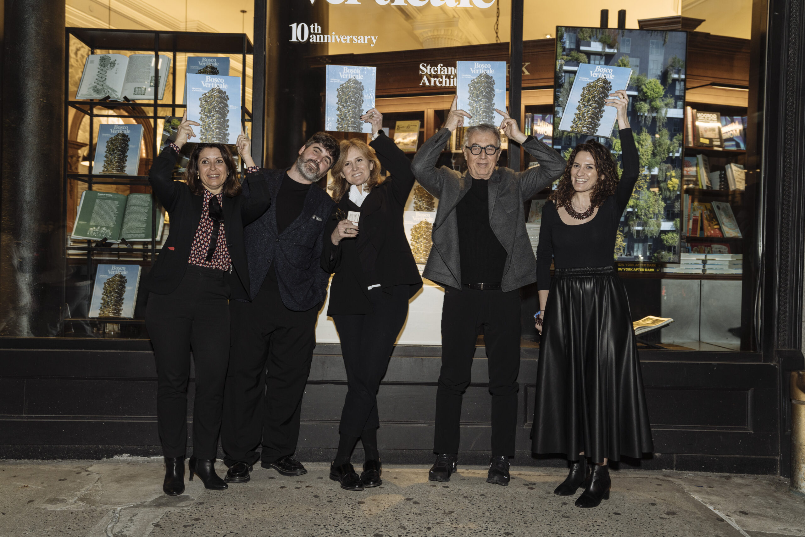 From left: Livia Senic Matuglia, Giorgio Donà, Francesca Cesa Bianchi, Stefano Boeri, and Lucrezia De Marco. Photo by Paul McGeiver.