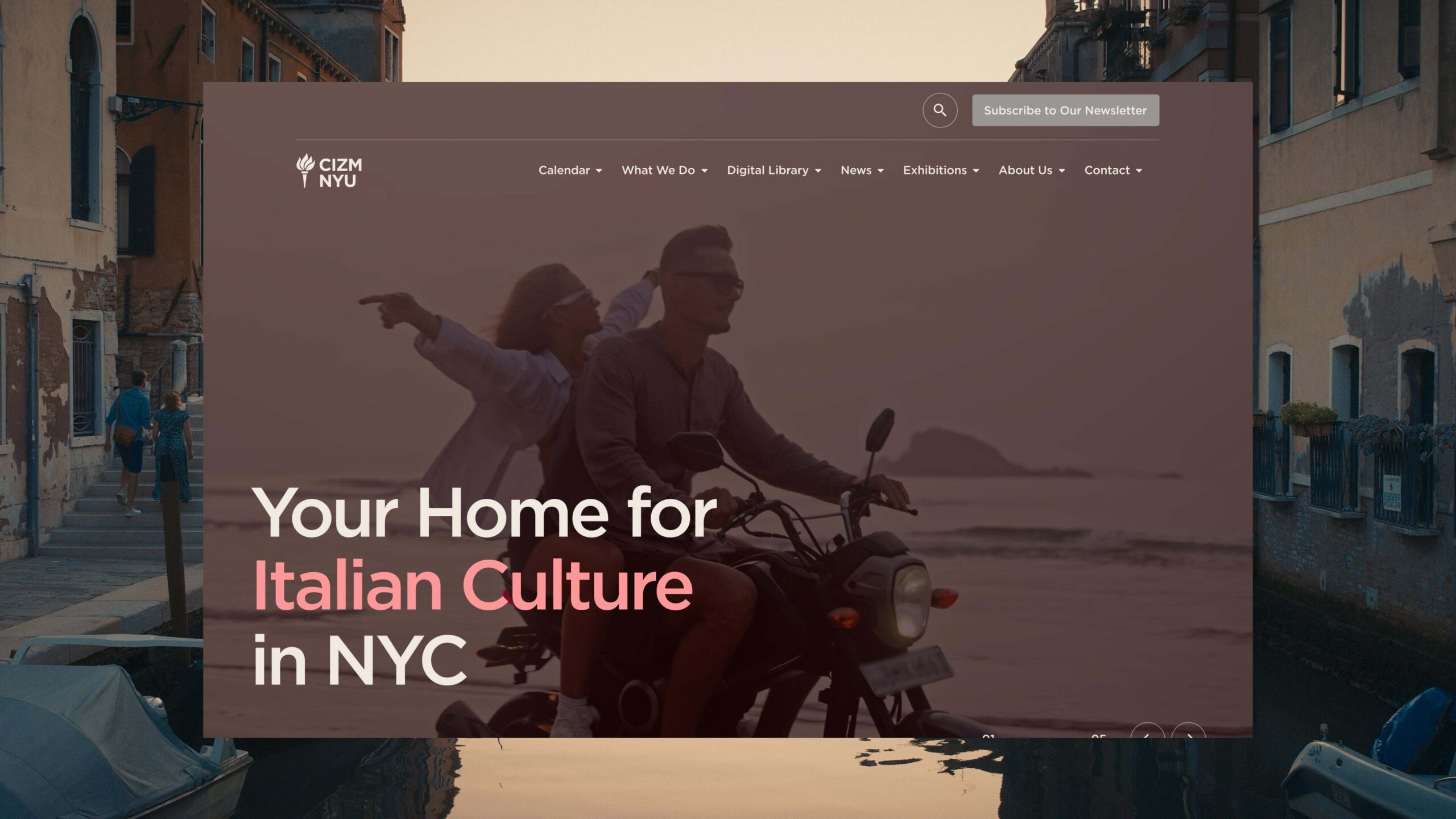 Il sito di Casa Italiana NYU nominato ai Webby Awards 2025 nella categoria “Community”.