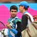 Carlos Alcaraz e Jannik Sinner a Indian Wells nel 2024 /ANSA