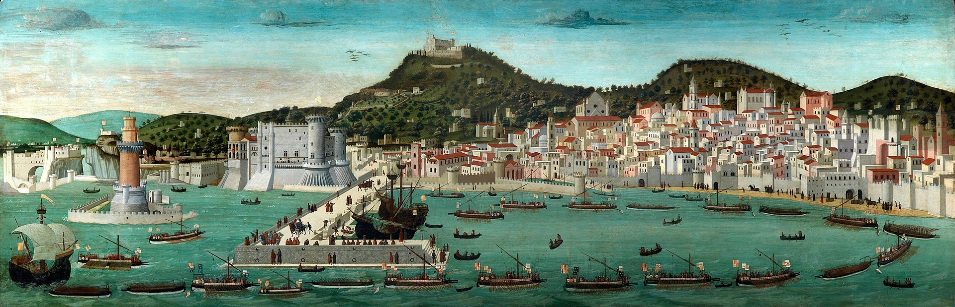 Tavola Strozzi fine Quattrocento - Napoli
