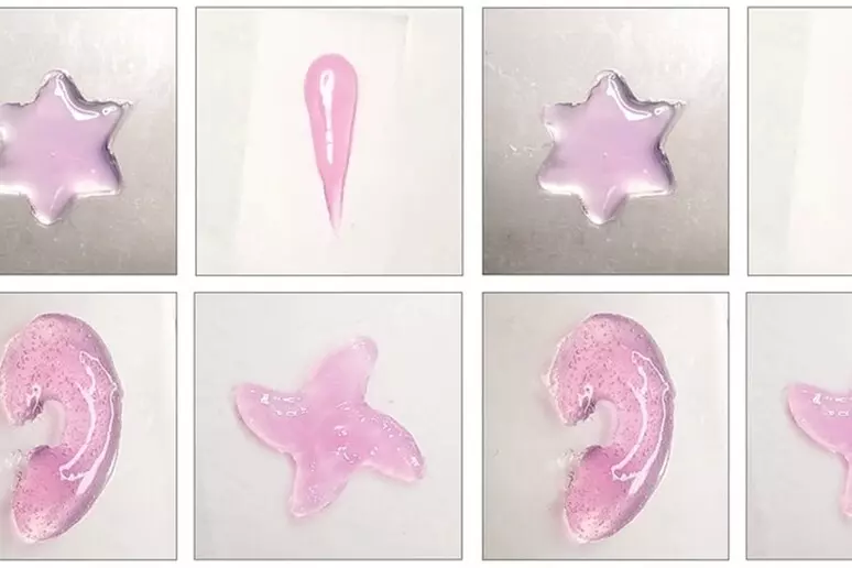 Examples of hydrogel structures printed directly into the 'body using ultrasound (source Elham Davoodi and Wei Gao/Caltech) / Ansa