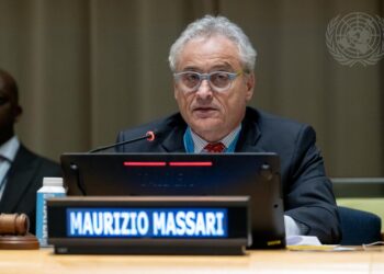 Maurizio Massari, Permanent Representative of Italy to the United (UN Photo)
