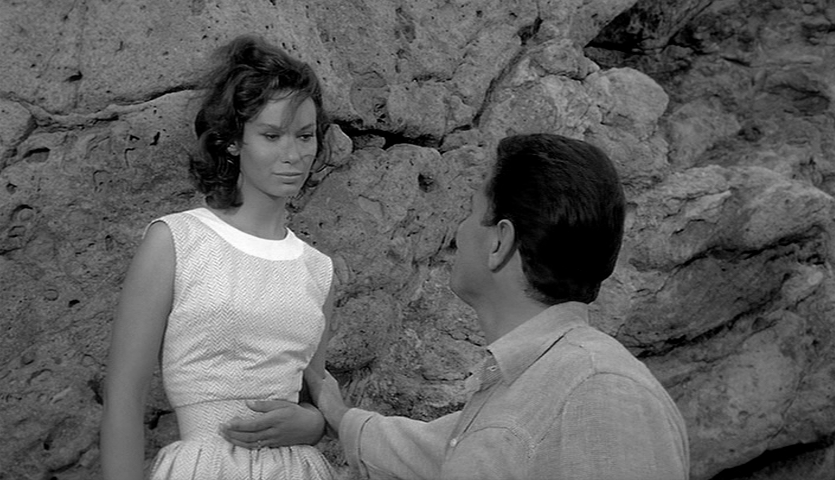 Lea Massari in a scene from “L’avventura” (1960), directed by Michelangelo Antonioni.Public domain image via Wikimedia Commons – originally uploaded by Cavarrone.