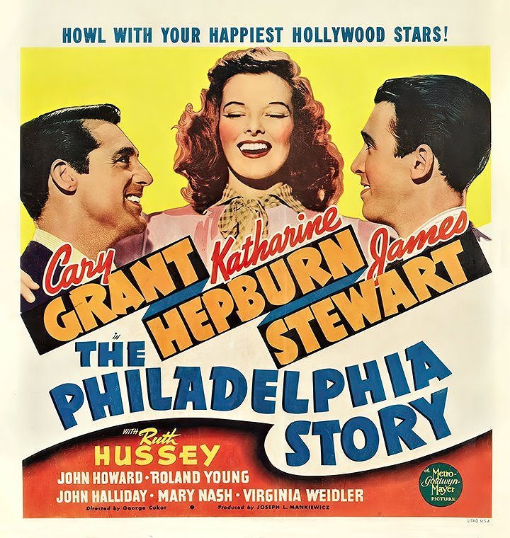 1940, la locandina di "Scandalo a Filadelfia" ("The Philadelphia Story")