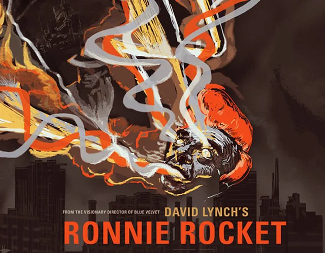 Un’illustrazione ispirata a Ronnie Rocket, il leggendario film mai realizzato di David Lynch, protagonista dell’asta con 11 sceneggiature vendute per quasi 200.000 dollari.Crediti: Artwork promozionale / Julien’s Auctions