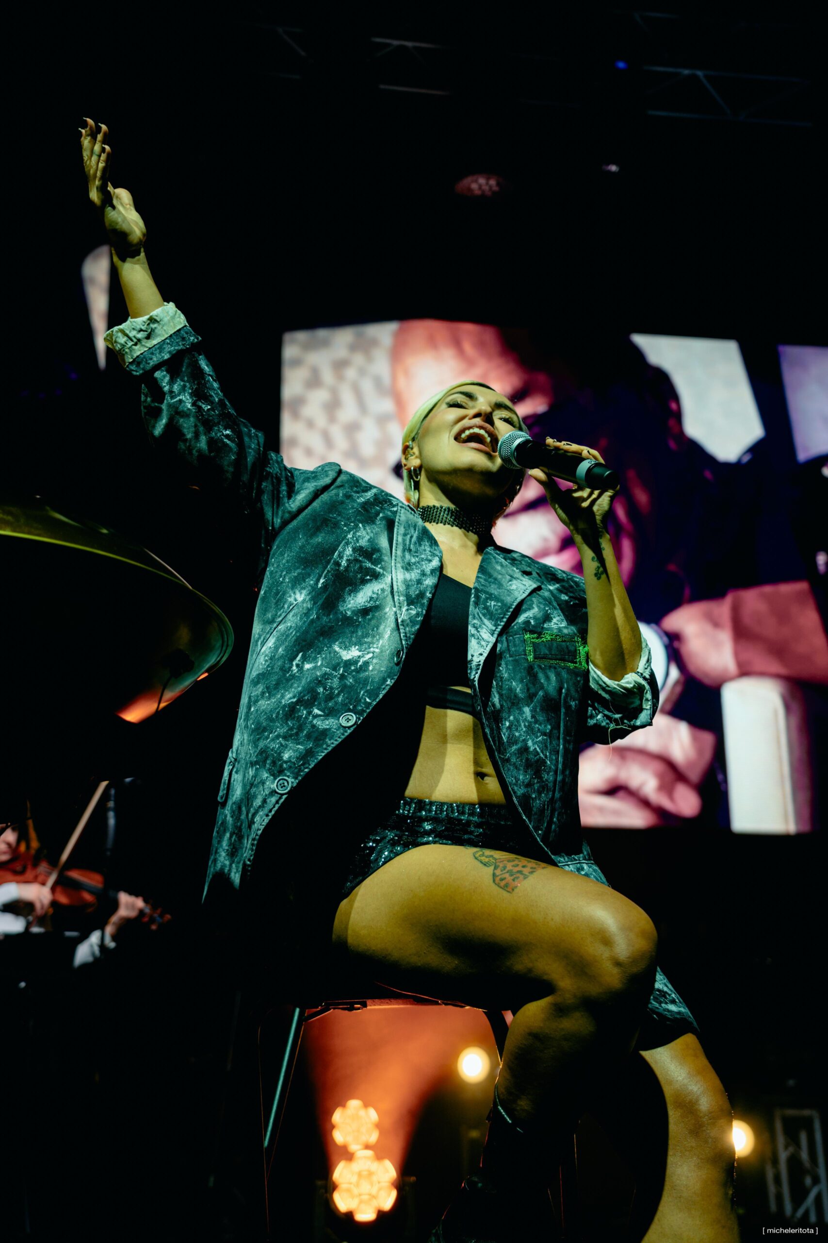 Serena Brancale live – Photo: Michele Ritò