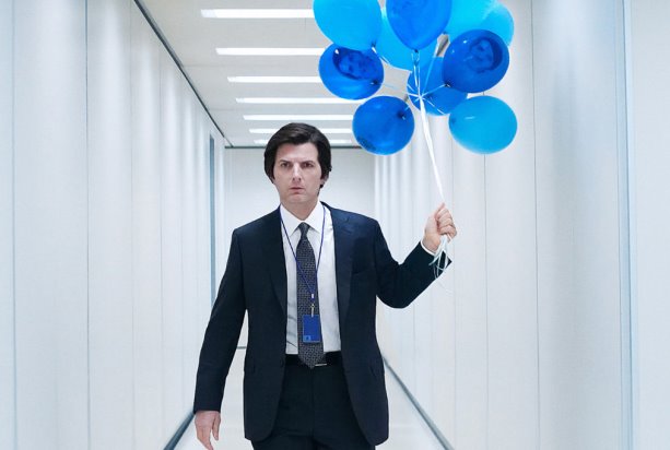 Adam Scott in Severance, the Emmy frontrunner with 27 nominations.
