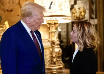 Donald Trump e Giorgia Meloni/Ansa