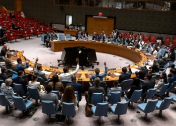 Security Council adopts resolution extending the mandate of the UN Integrated Office in Haiti (BINUH) during the meeting on the question concerning Haiti. (UN Photo/Mark Garten)