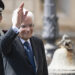 Il Presidente della Repubblica Sergio Mattarella durante il Cambio solenne della Guardia d'Onore da parte del Reggimento Corazzieri a cavallo con la Fanfara del IV Reggimento Carabinieri a cavallo, in occasione della Festa della Repubblica
(foto di Francesco Ammendola - Ufficio per la Stampa e la Comunicazione della Presidenza della Repubblica)