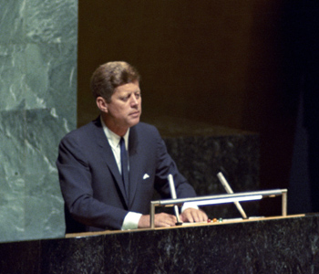 20 settembre 1963: Il Presidente John Kennedy pronuncia il suo ultimo discorso alle Nazione Unite