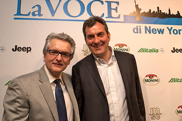 ...con Mario Calabresi (Foto: Stefania Zamparelli)