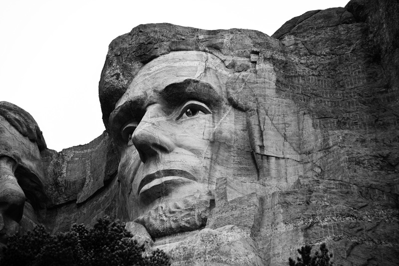 President Lincoln, Mount Rushmore, SD