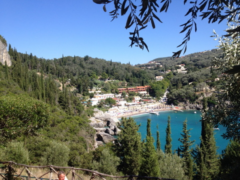 baia di Liapades nel golfo di Paleokastritsa