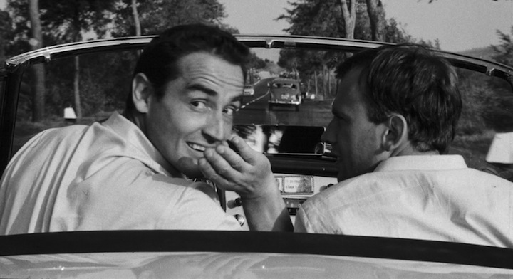 VIttorio Gassman e Jean-Louis Trintignant nel film di Dino Risi 'Il Sorpasso' (1962)