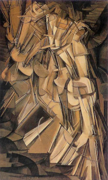 Marcel Duchamp, Nude Descending a Staircase, 1912, Oil on Canvas