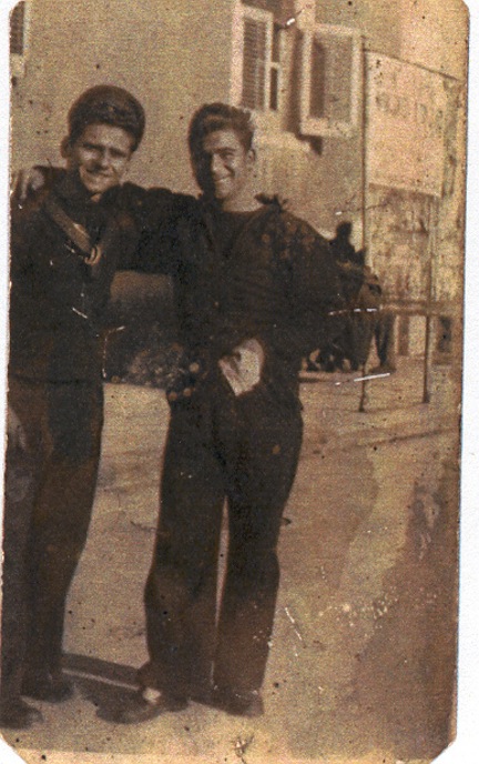 Taranto, Italo Pizzo e Giovanni Vittani, settembre 1945