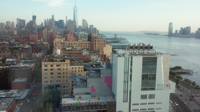 View with the Whitney Museum from the Standard Hotel