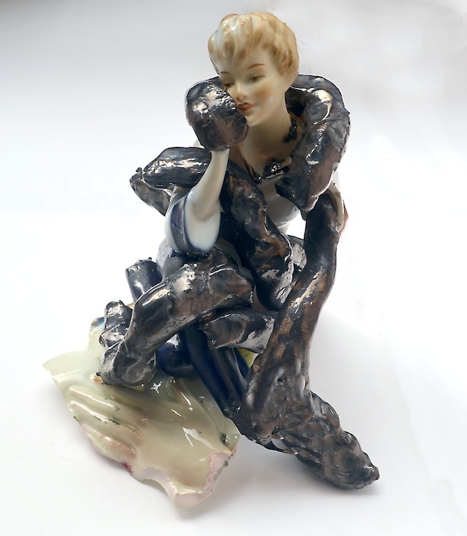 Medusa, 2015, ceramic assemblage 25x20x19