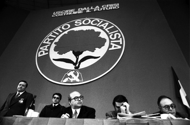 Aprile 1978: Bettino Craxi al 41esimo Congresso del Partito Socialista